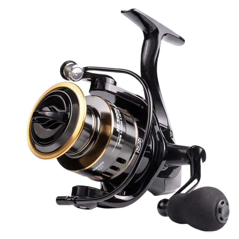 Fishing Reels Baitcasting Powerful Surf Fishing Reel Fishing Spin Reel Fishing Tackle Bait Feeder Spin Reels with 19.8 Lbs Max