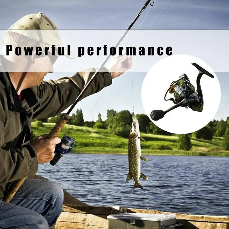 Fishing Reels Baitcasting Powerful Surf Fishing Reel Fishing Spin Reel Fishing Tackle Bait Feeder Spin Reels with 19.8 Lbs Max