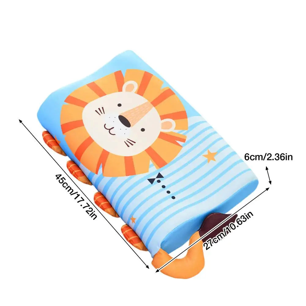 Kids Pillow for Sleeping Ergonomic Memory Foam Bed Pillow Breathable Nap Time Pillows Skin-Friendly Calming Cushion Pillow